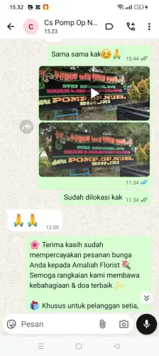 Testimonial Papan Bunga cileduk