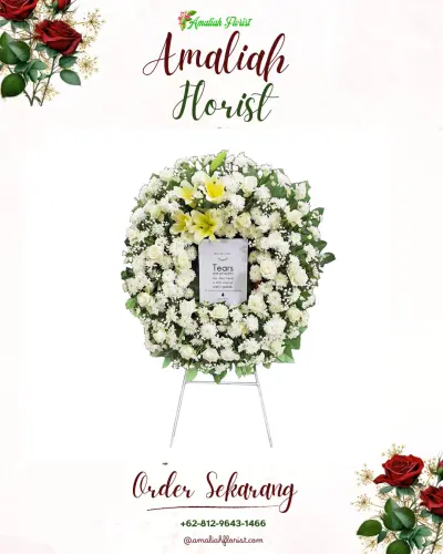 Krans Bunga Duka Cita cileduk